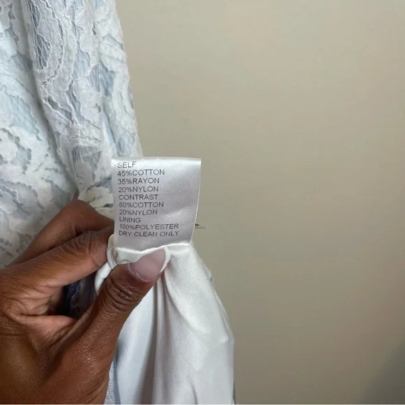 Tadashi Shoji Lace Overlay Strapless Dress - Picture 11 of 14